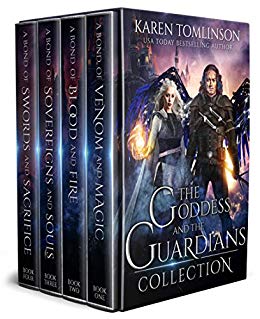 The Goddess and The Guardians Boxset: The Complete Romantic Fantasy Quartet